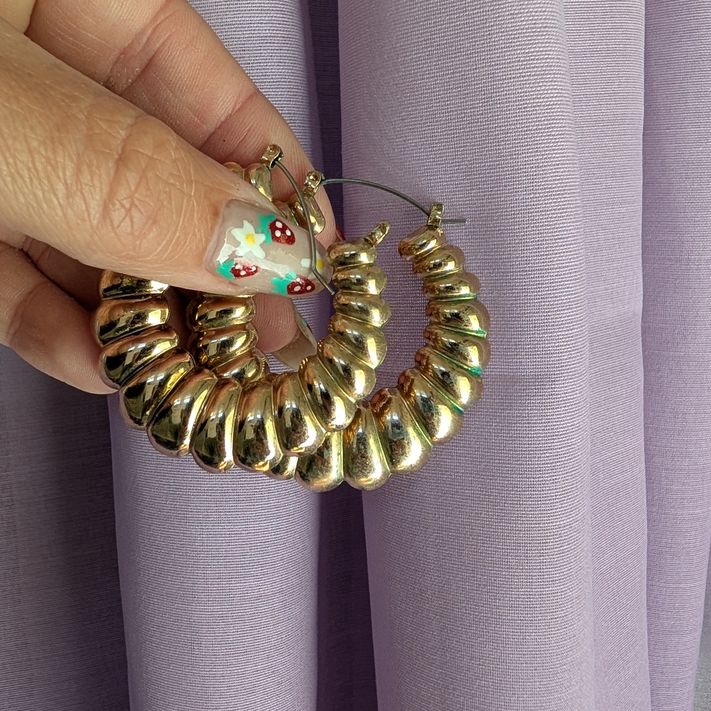 Gold Hoop Earrings